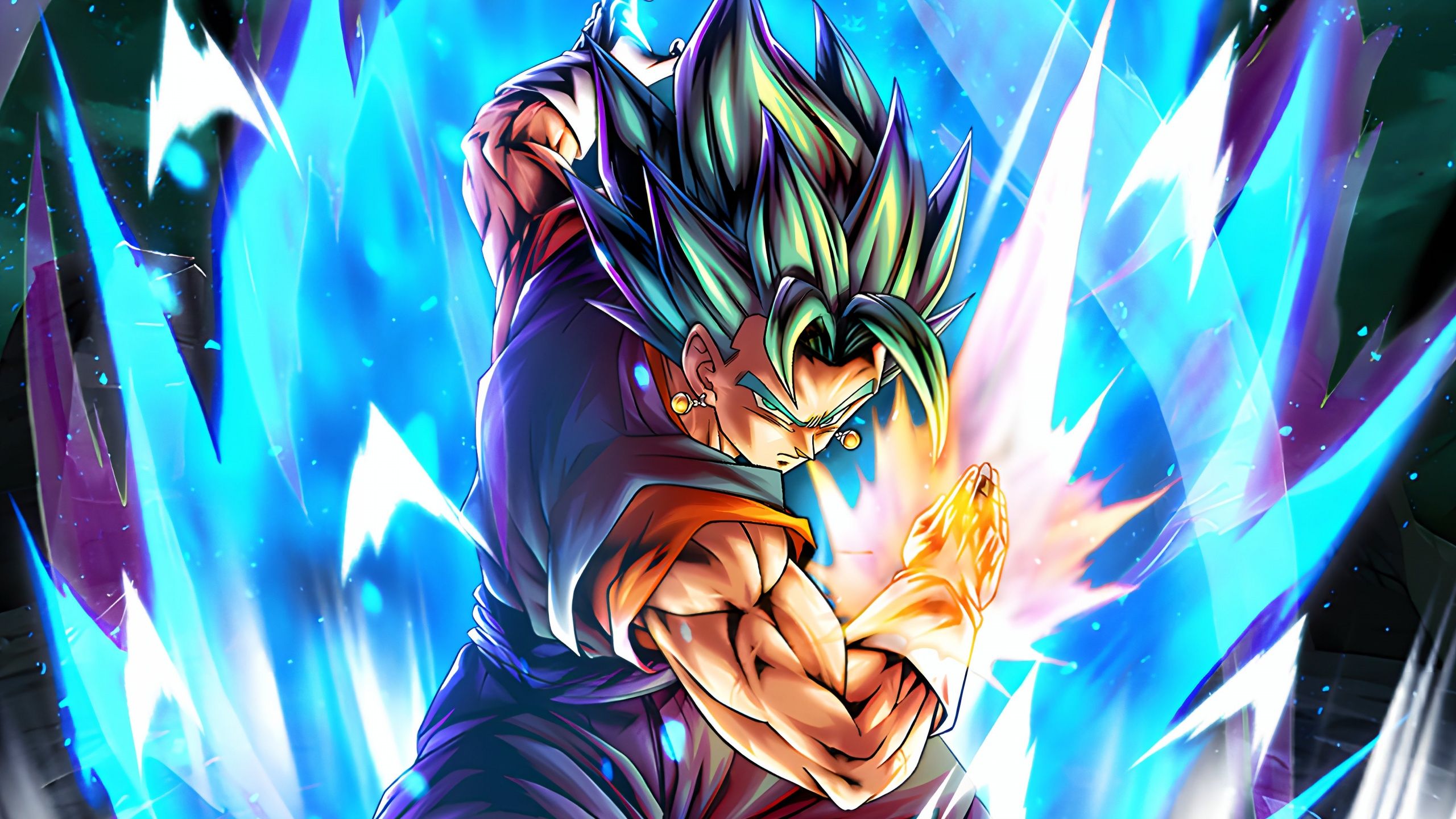 2560x1440 Ultra Vegito Blue Dragon Ball Legends 4K Wallpaper