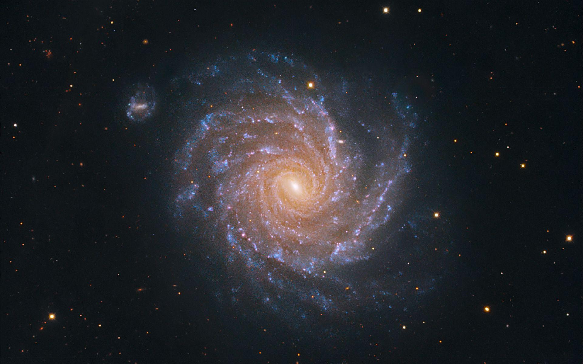 1920x1200 Spiral Galaxies Background. Spiral Clock