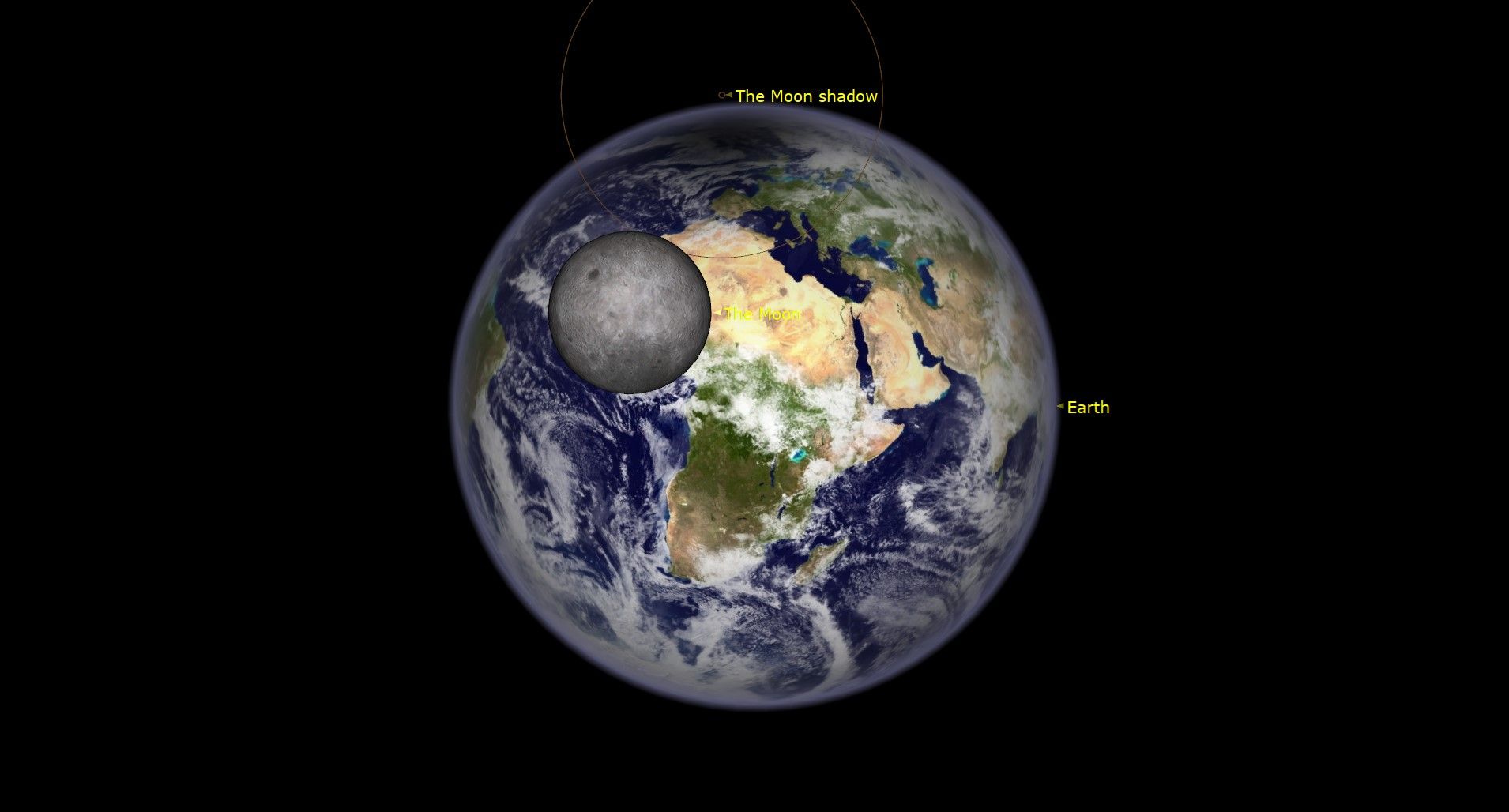 1910x1028 The new moon of March 2025 creates a partial solar eclipse this weekend