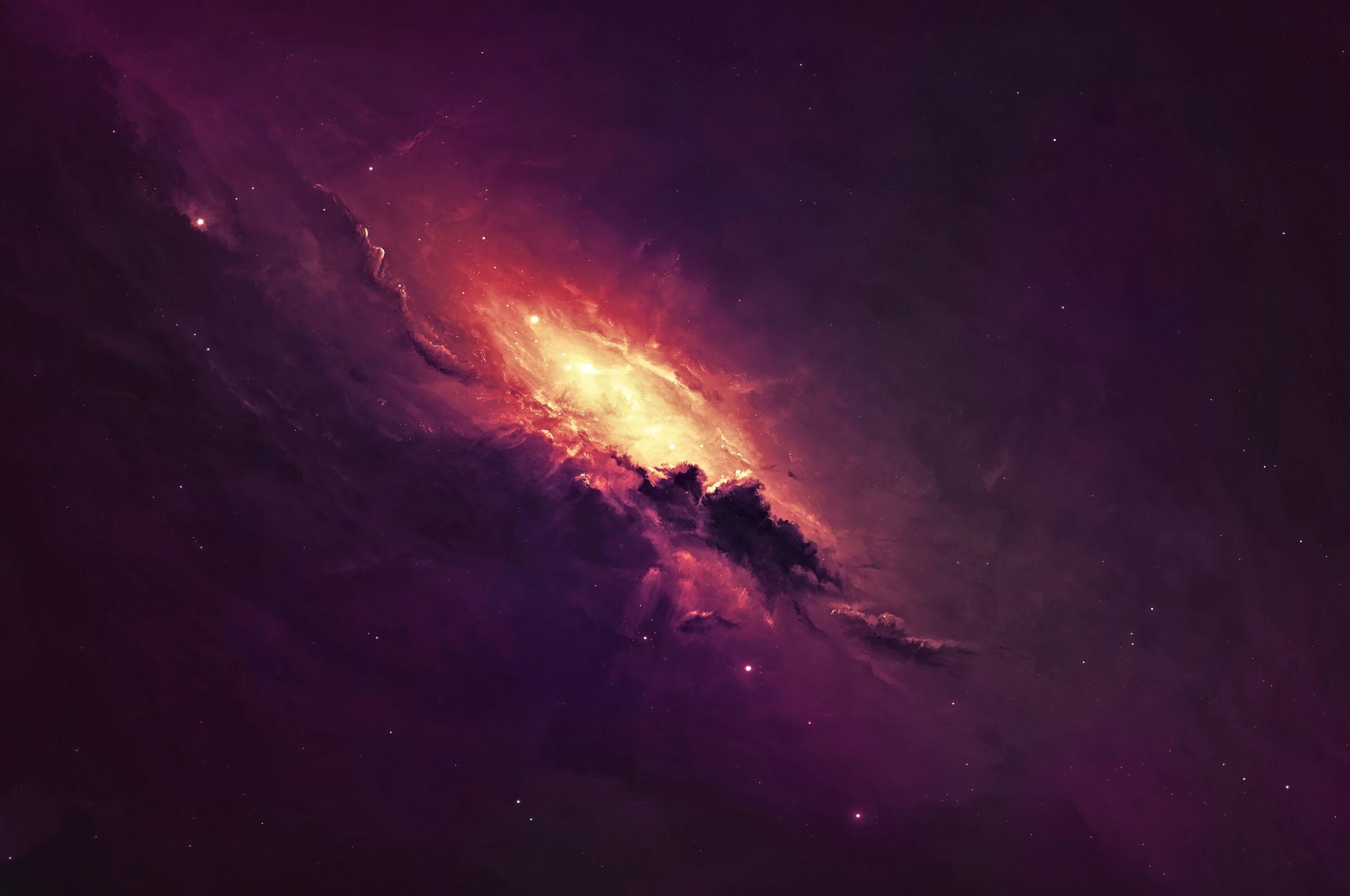 2560x1700 Spiral Galaxy Space Stars Universe 4k Chromebook Pixel