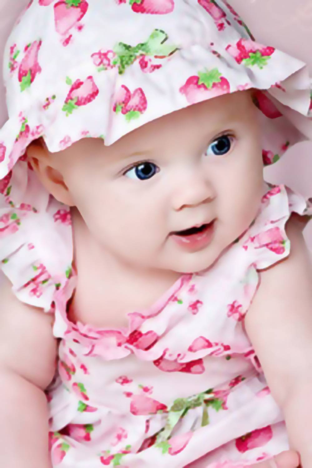 1000x1500 Trending Cute new Baby girl. Baby wallpaper. room decorative poster of baby girl (Without Frame) Paper Print