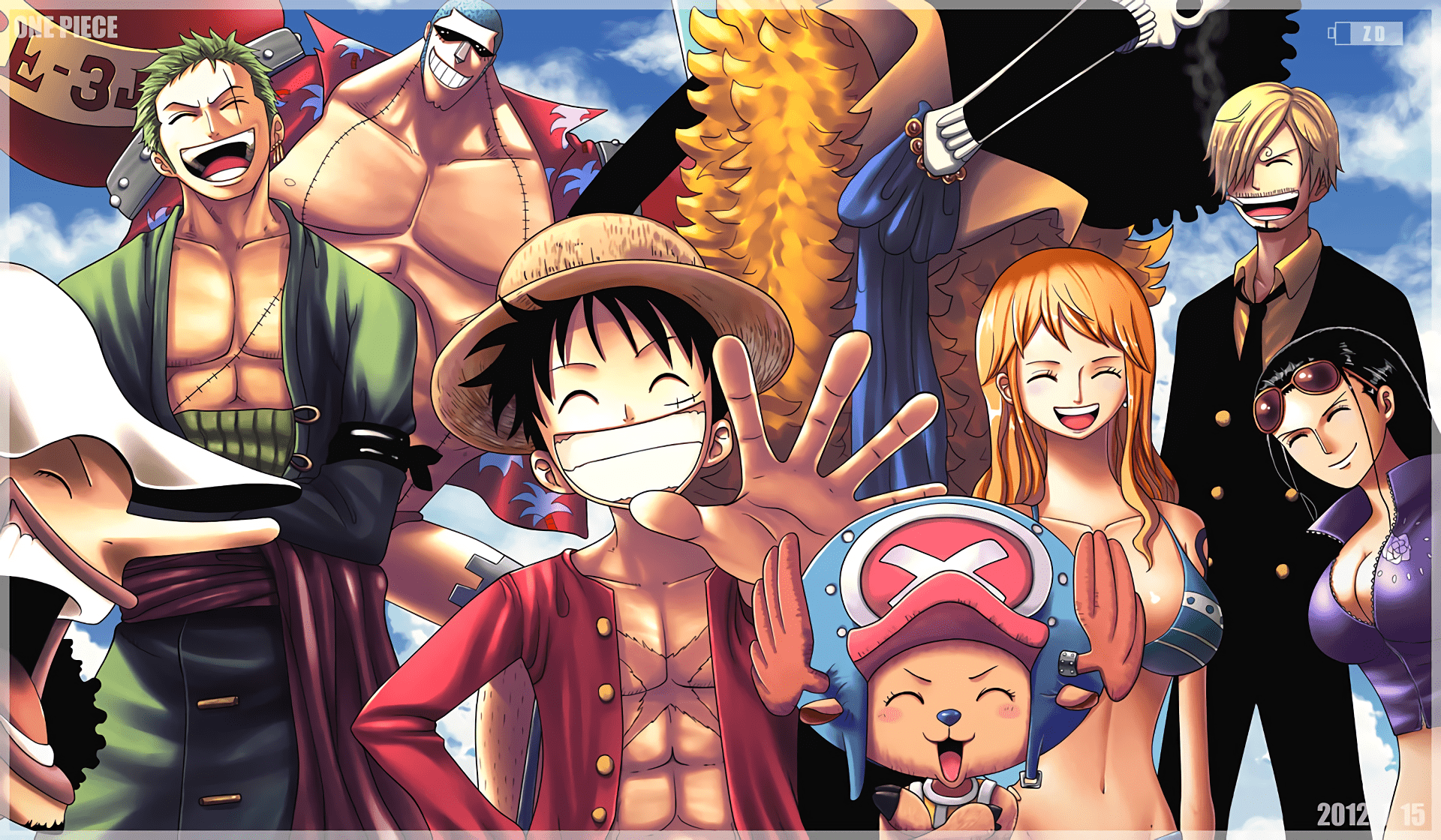 1920x1120 One Piece Crew HD Wallpaperx1120