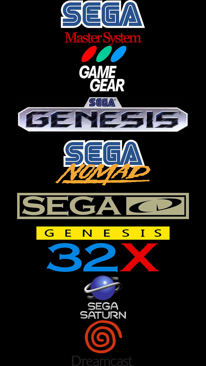 800x1422 Sega Systems, logo, video games, HD phone wallpaper