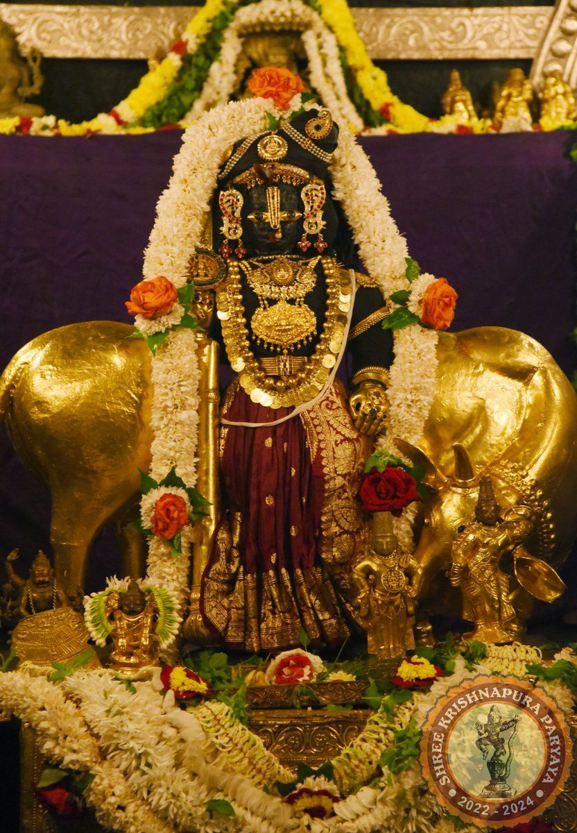 832x1200 Udupi Sri Krishna, Mukhyąprāña Darshanam 14 10 2023