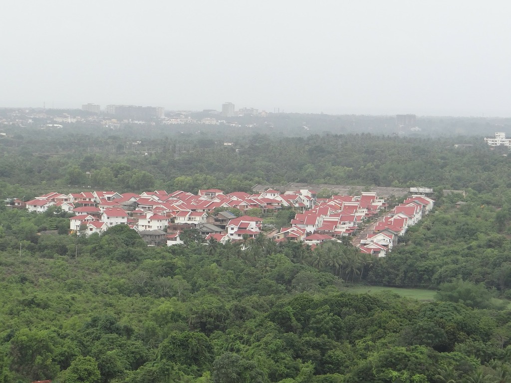 1024x768 Manipal valley udupi karnataka building. A view of a city from the top of a hill Domain Media Search Engine Public Domain Search