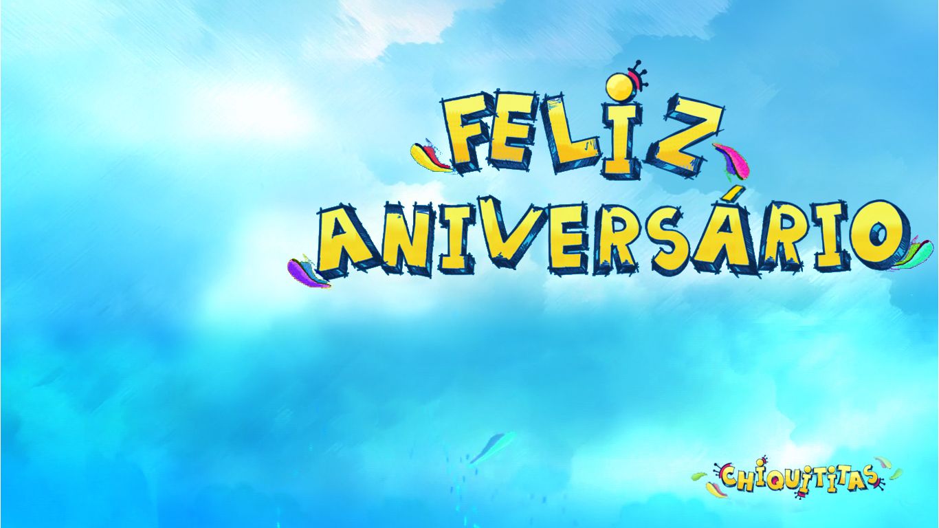 1366x768 Chiquititas 2013: PAPEL DE PAREDE ANIVERSÁRIO