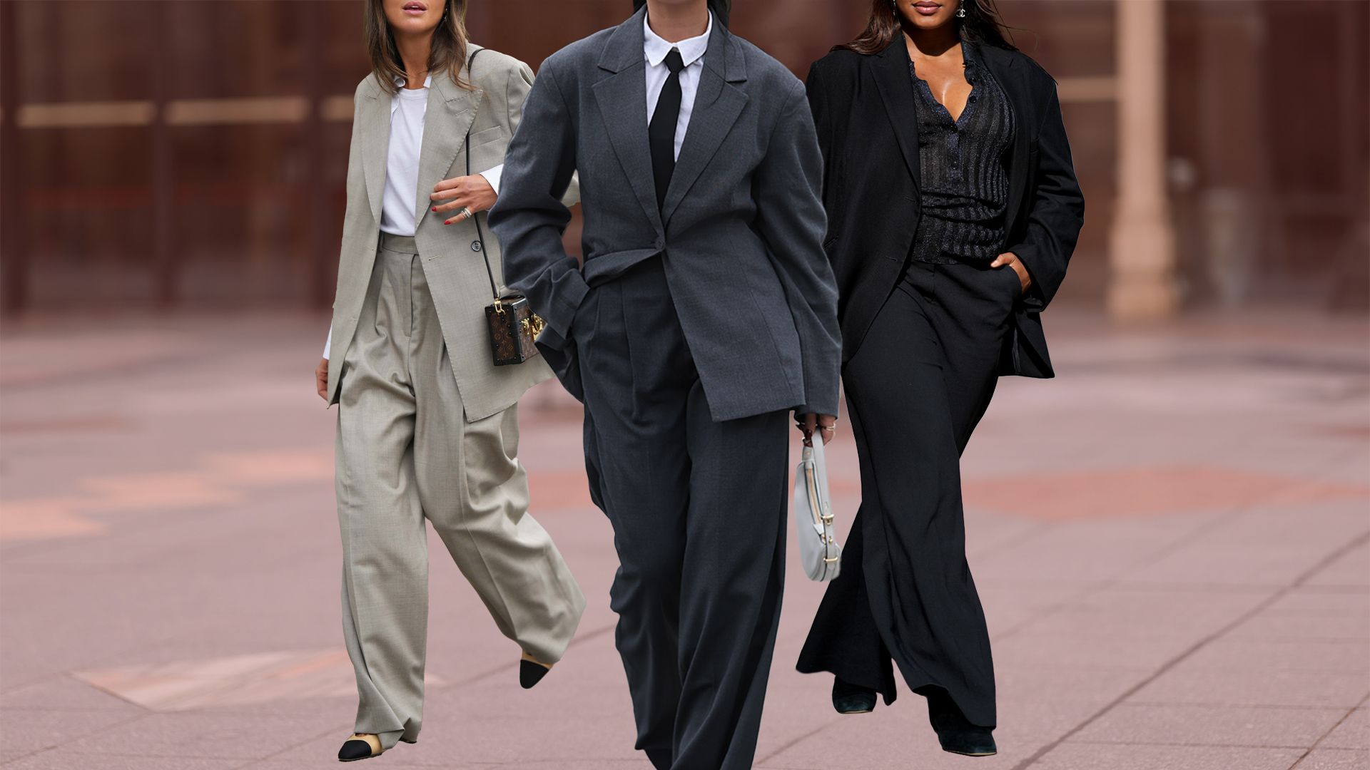 1920x1080 The dad suit is how cool girls dress for party season, according to Kendall Jenner and Hailey Bieber
