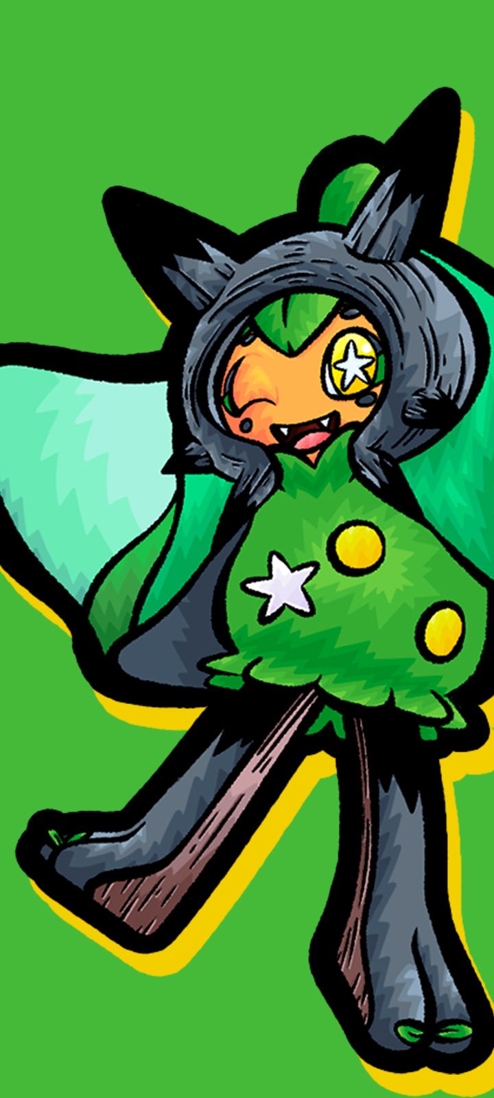 720x1600 Ogerpon Wallpaper