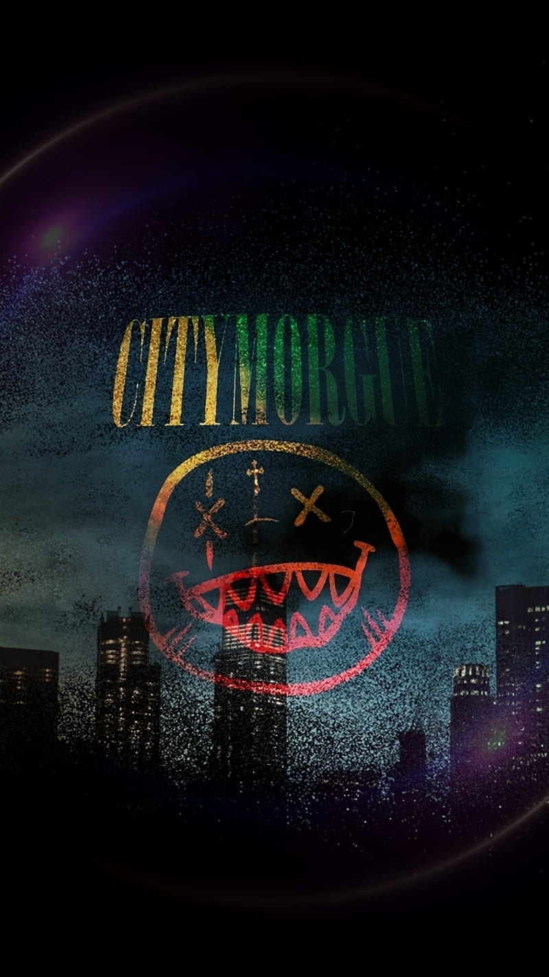 800x1422 City Morgue, city, godzilla, logo, metal, morgue, rasta, sosmula, trap, with, HD phone wallpaper