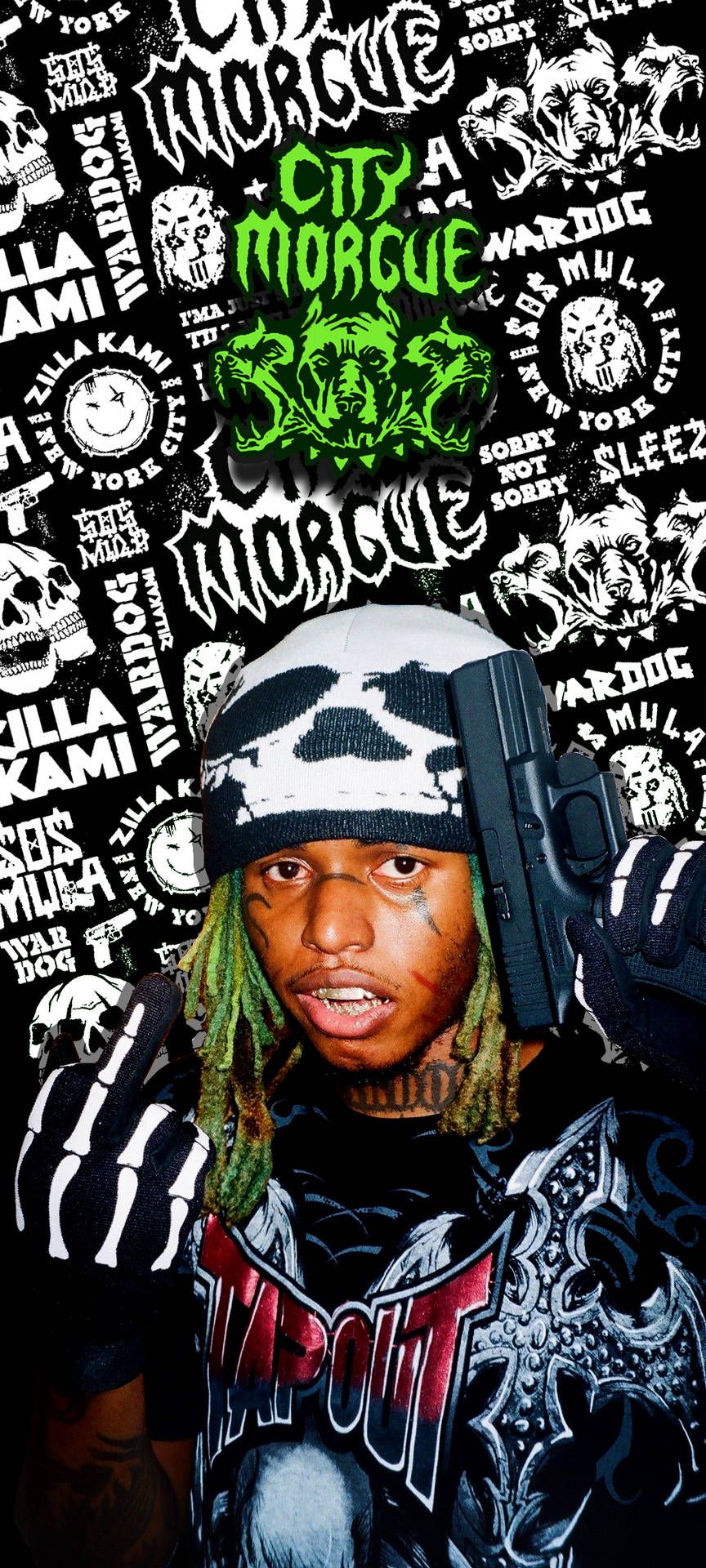 864x1920 Download Shocked Face Of Zillakami Wallpaper
