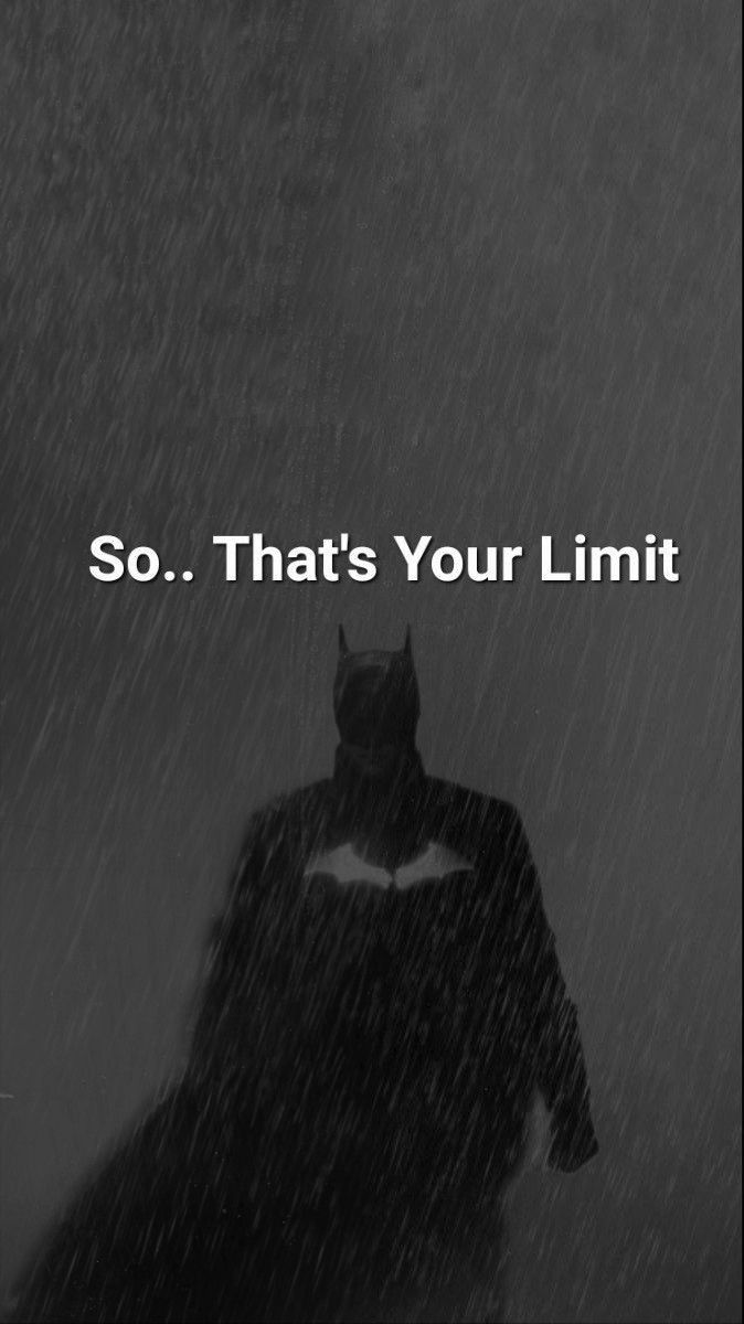 674x1200 Batman Motivation Wallpaper