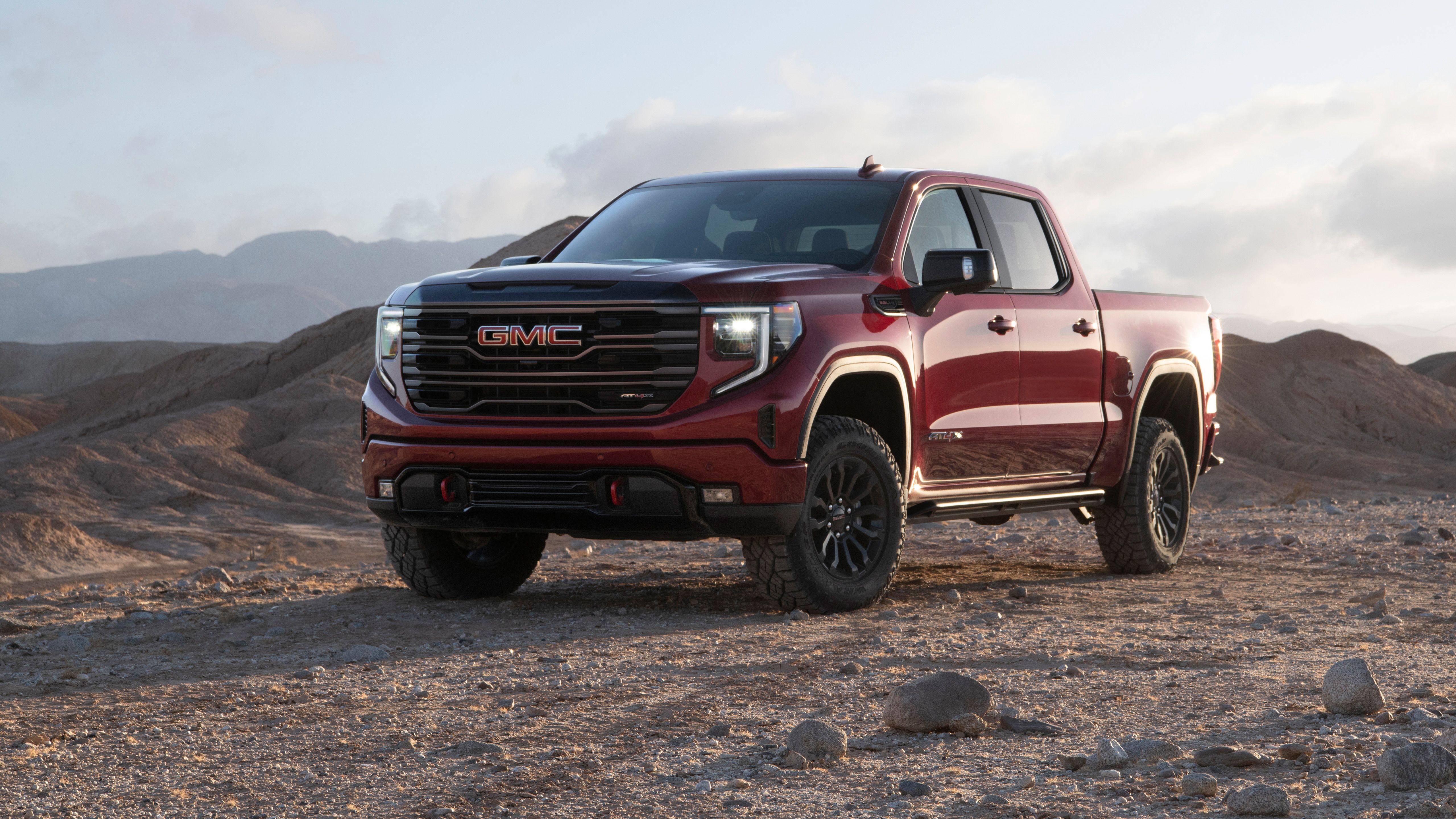 5120x2880 GMC Sierra AT4X Crew Cab 2022 5K Wallpaper Car Wallpaper