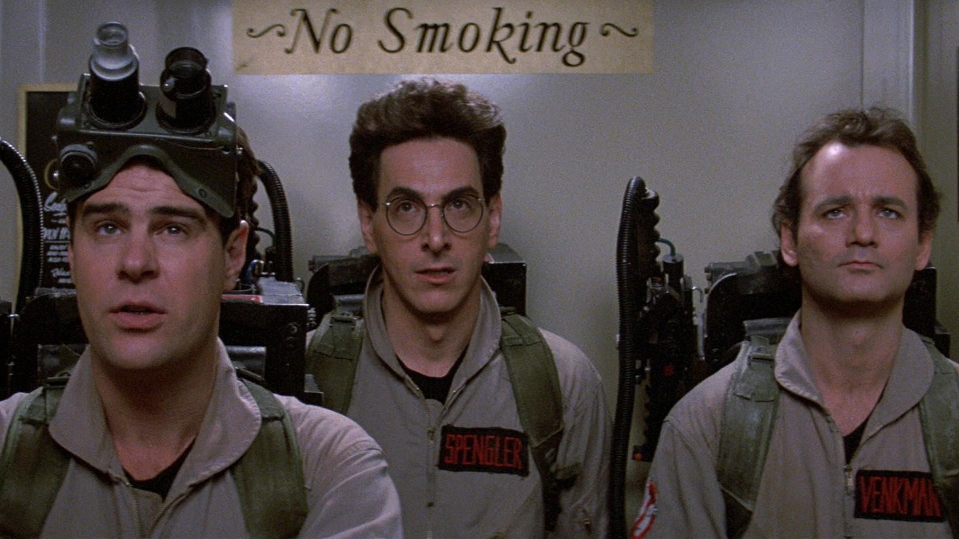 1920x1080 Ghostbuster movie poster, movies, Ghostbusters, Dan Aykroyd, Bill Murray HD wallpaper