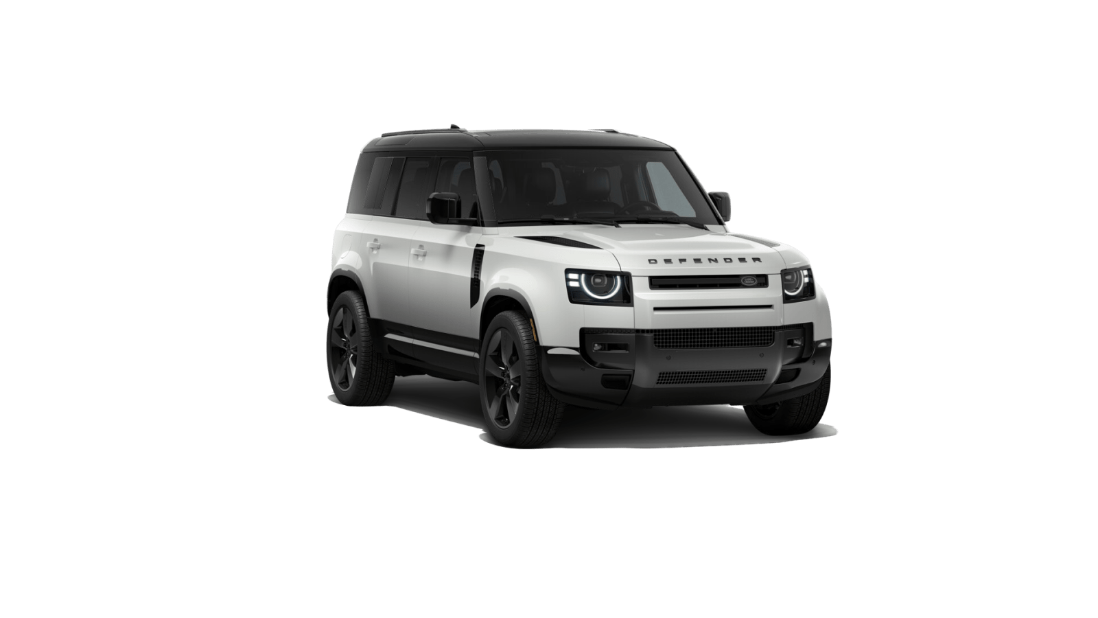 1600x900 New Land Rover Defender SUVs in White. Land Rover Paramus