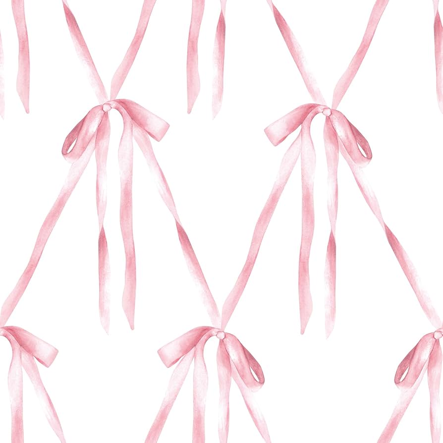 894x894 Livelynine Bow Wallpaper Peel and Stick Pink Bows Preppy Coquette Wallpaper Renter Friendly Bedroom Girls Room Wall Cover Self Adhesive Contact Paper for Cabinets and Drawers 17.5x78.8 Cute Aesthetic