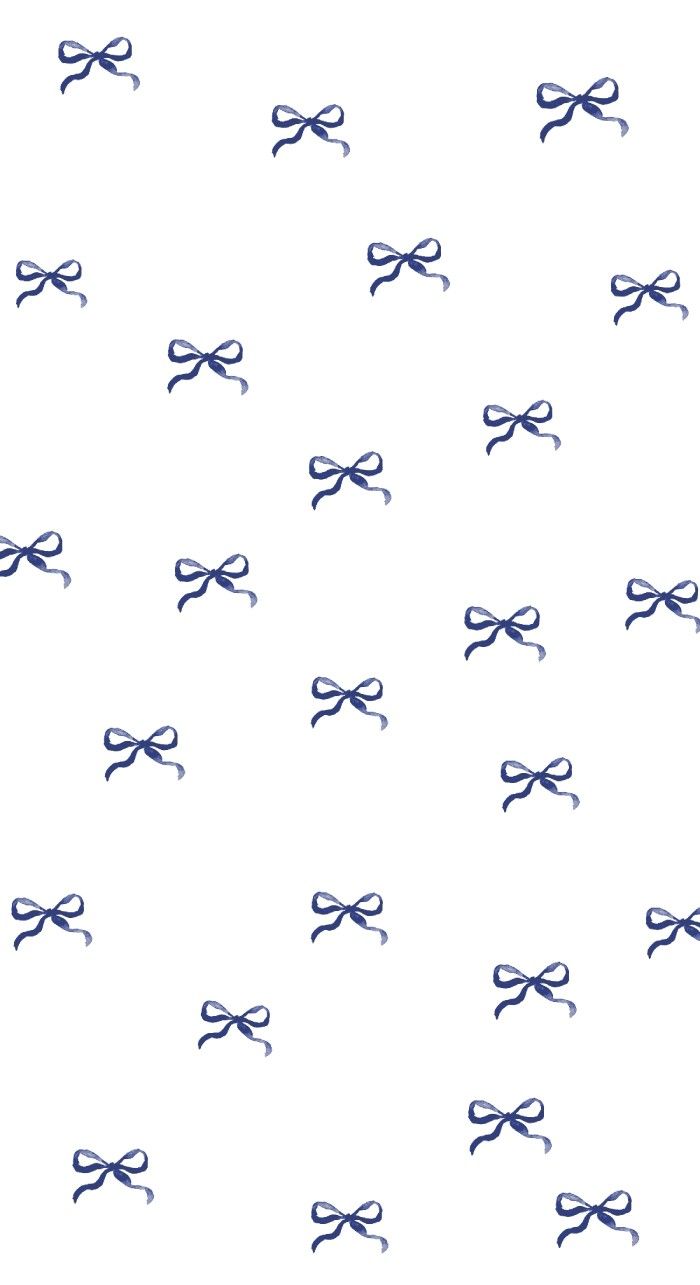 700x1285 Lock Screen Cute Spring Wallpaper : Blue Bow