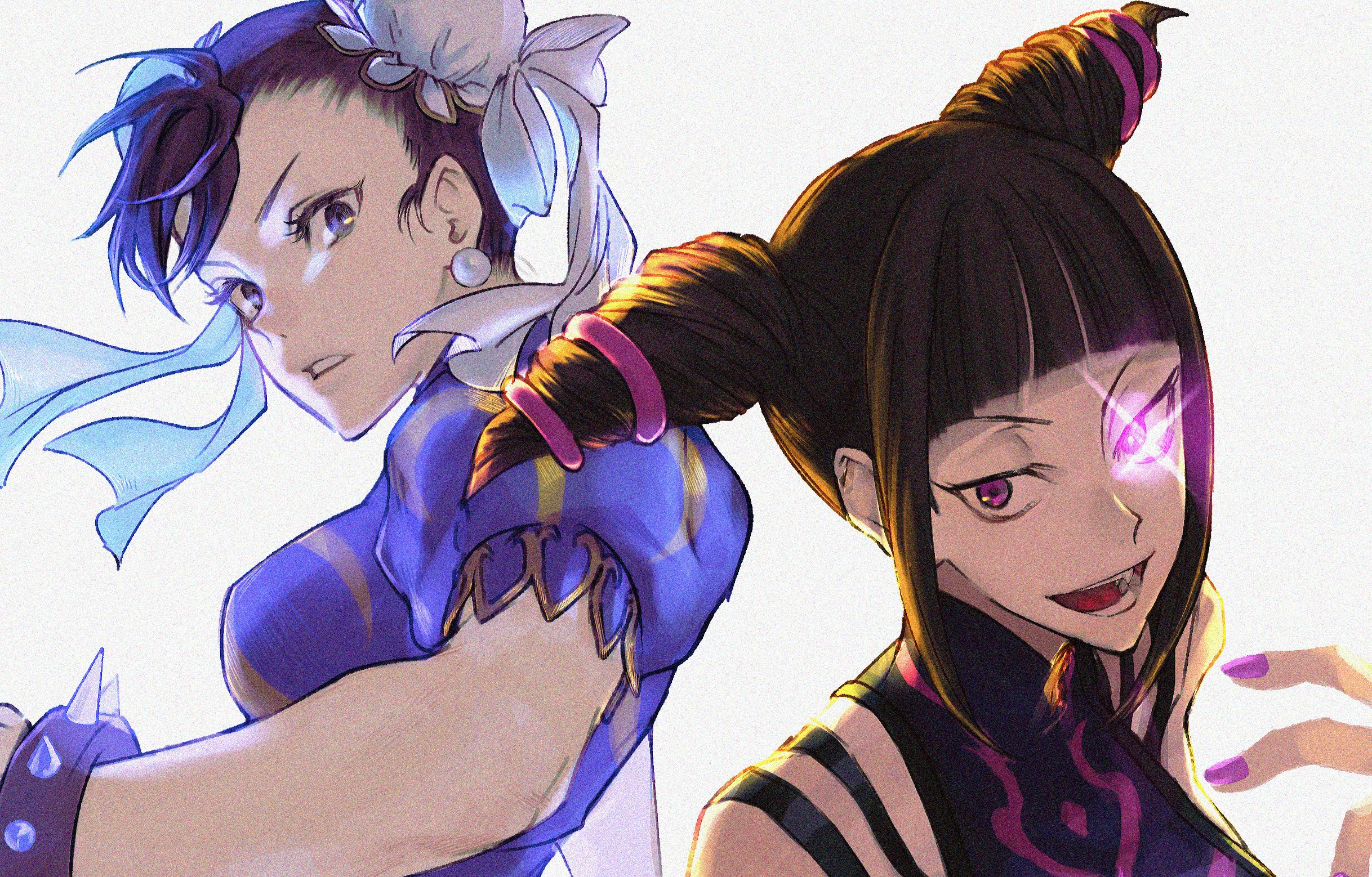 2436x1558 Download Chun Li (Street Fighter) Juri (Street Fighter) Video Game Street Fighter HD Wallpaperx1558