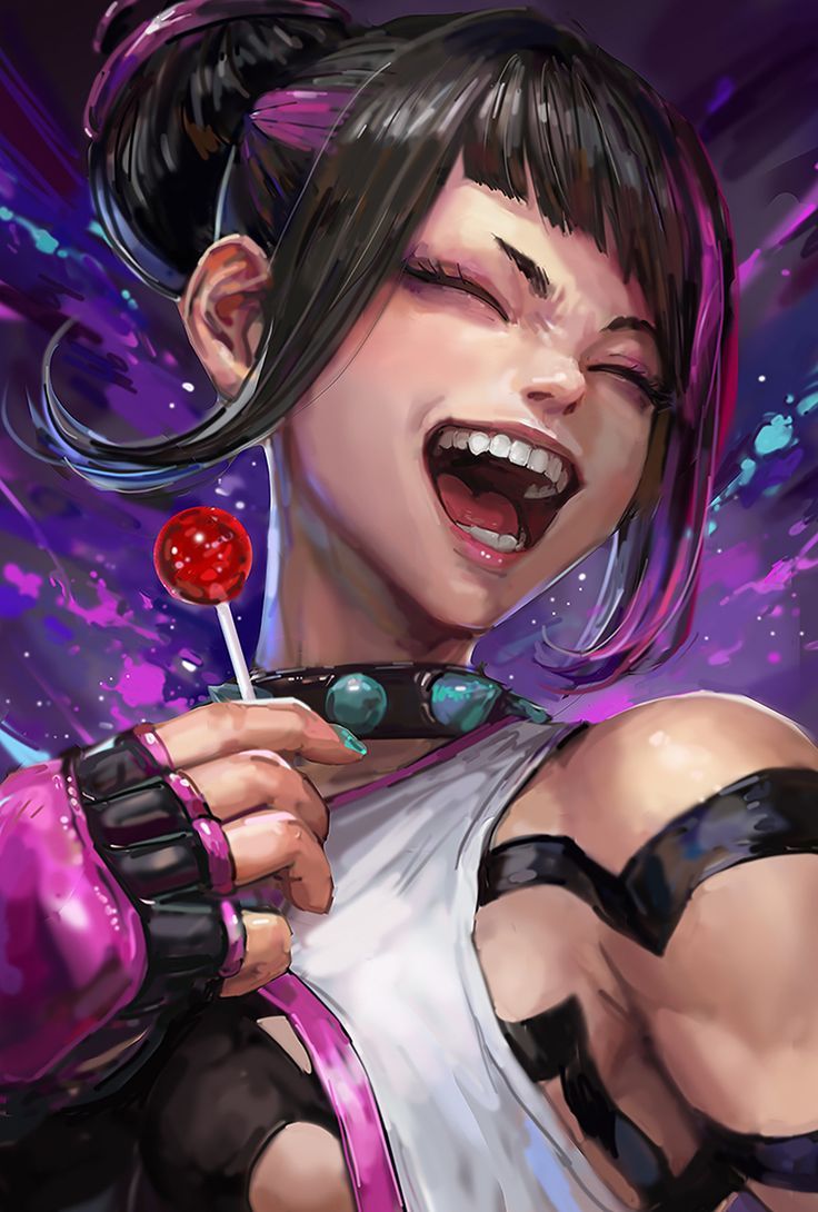 736x1090 Juri street fighter icon. Juri han wallpaper phone, Fanart, Video game characters