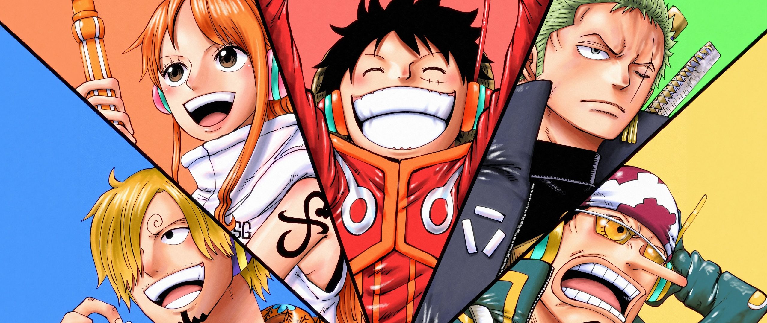 2560x1080 One Piece Wallpaper 4K, Egghead Arc, 2024 Series