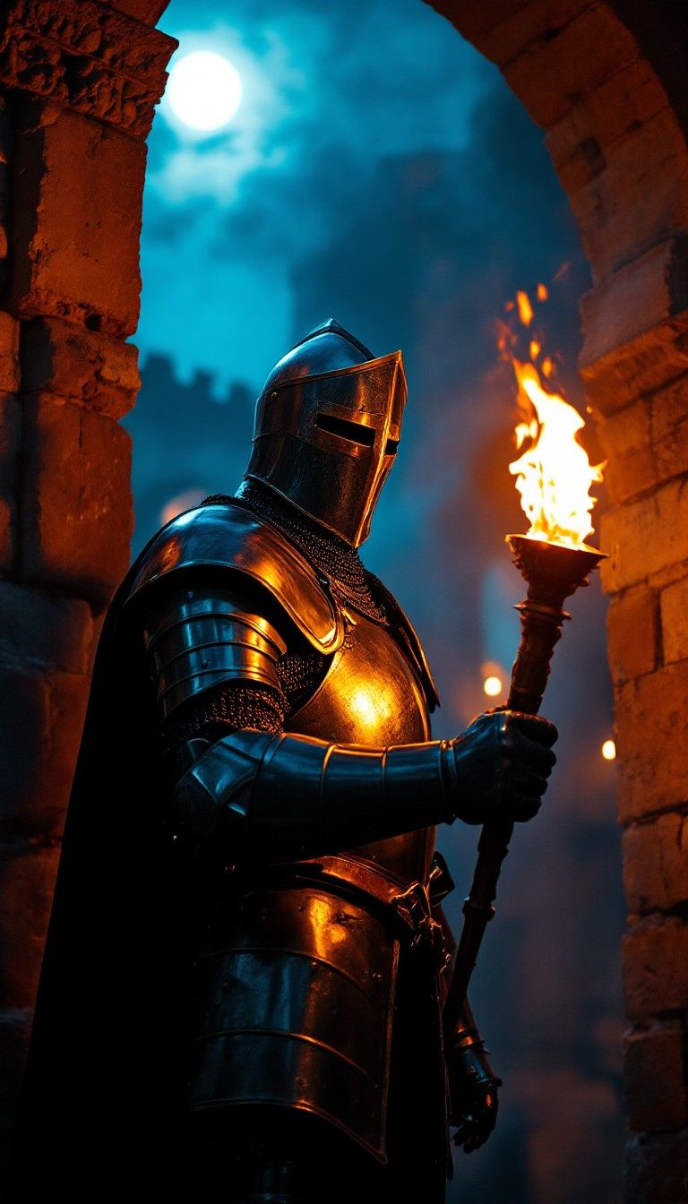 768x1344 Free Knight Guards Castle Image, Armor, Warrior