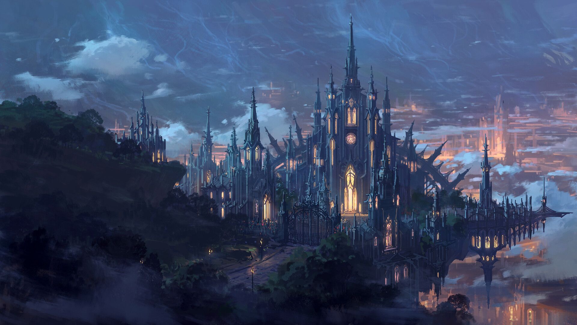 1920x1080 Rose Knight Castle