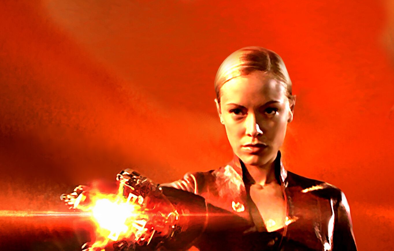 1364x868 Kristanna Loken Terminator 3: Rise Of The Machines Fan Art 2
