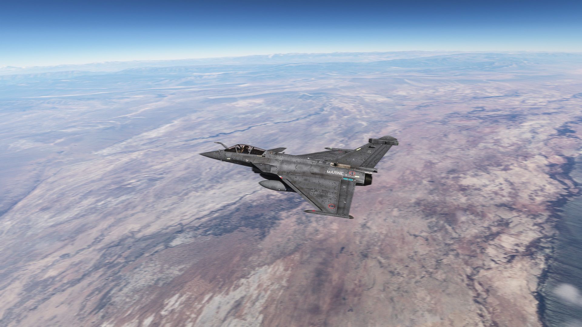 1920x1080 CJ Rafale M 12F & 11F (weathered) French Navy Liveries for MSFS