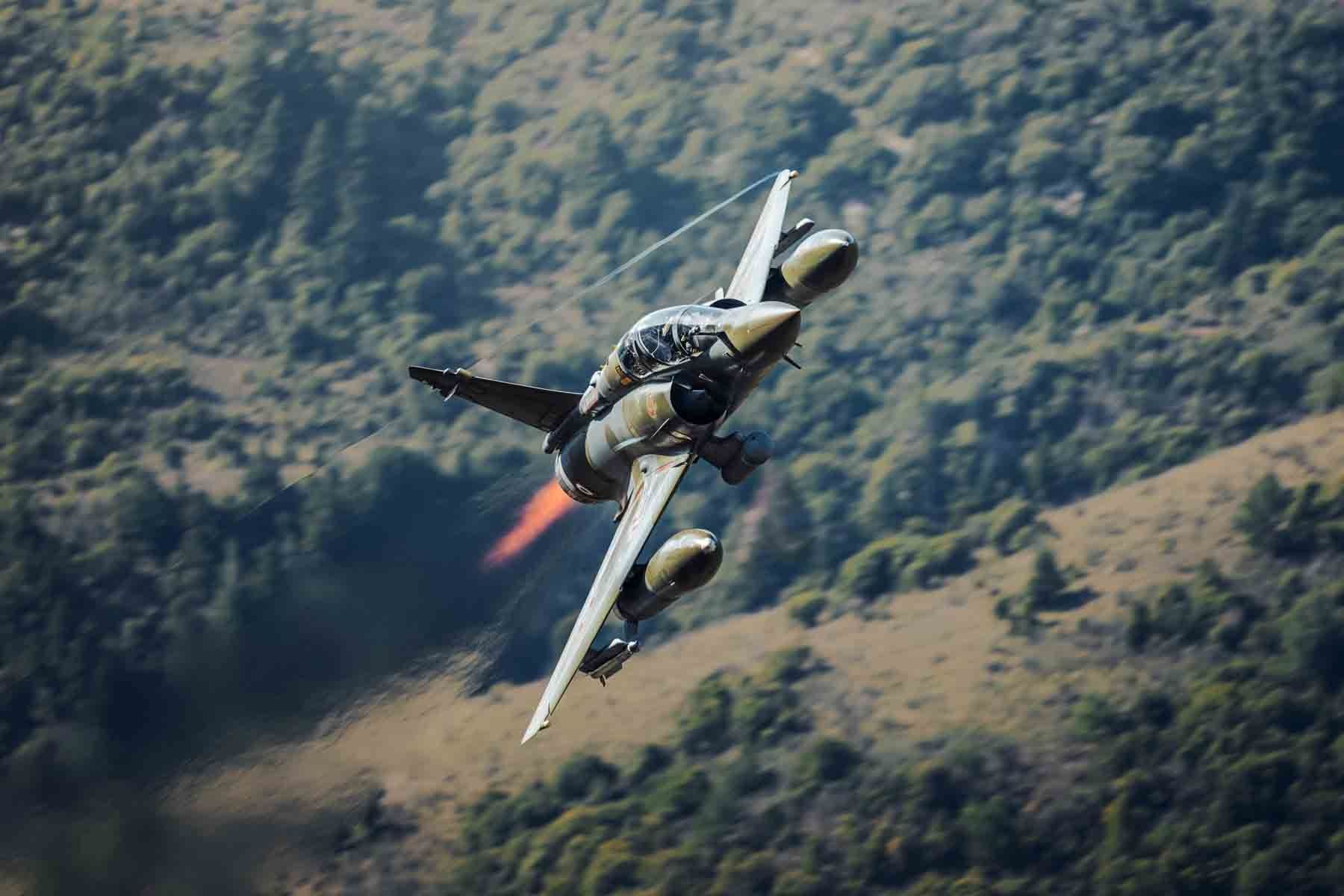 1800x1200 Mirage 2000D French Air Force in Greek canyon