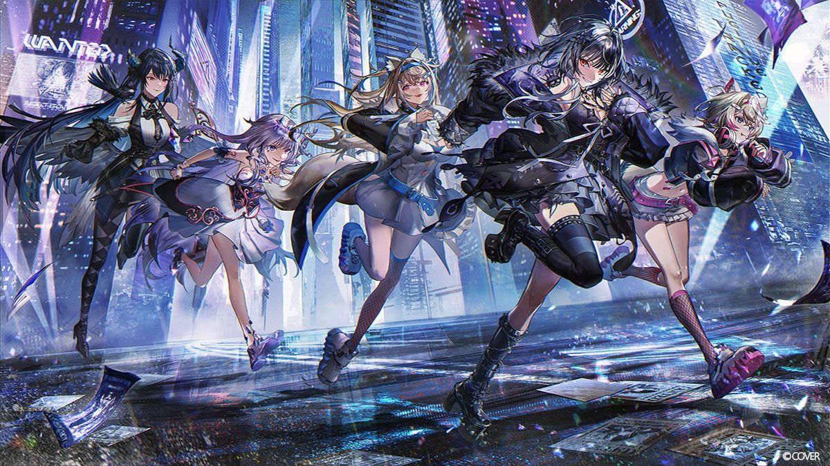 1200x674 I had the opportunity to create an illustration for hololive English -Advent- 2nd Anniversary 3D Live “On the Run!”