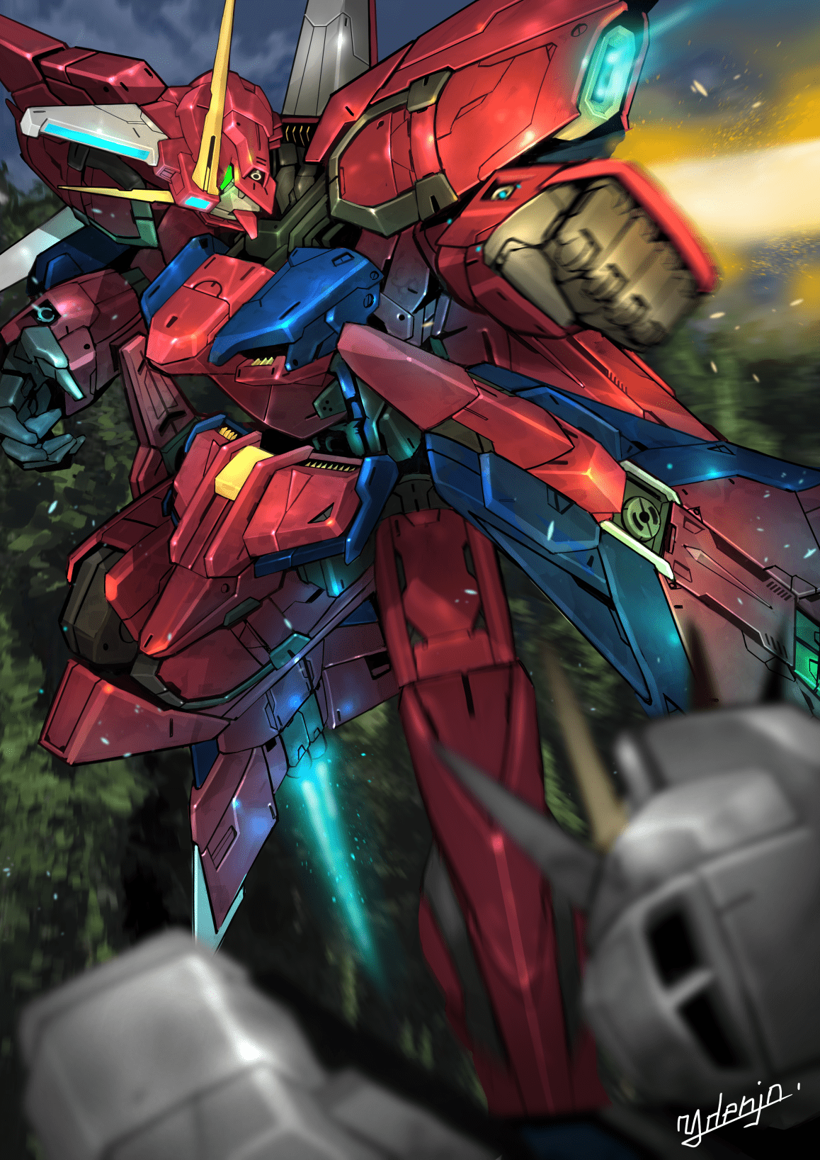 1158x1637 GAT X303 Aegis Gundam Suit Gundam SEED By Denjyou Anime Image Board