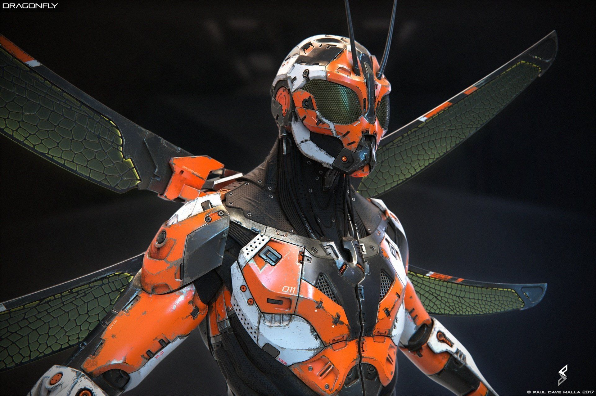 1920x1276 Aegis Vector. Crimson Wasp Mech. Neo Drone Sentinel. OR 9 Skyblade By Paul Dave Mallax1276