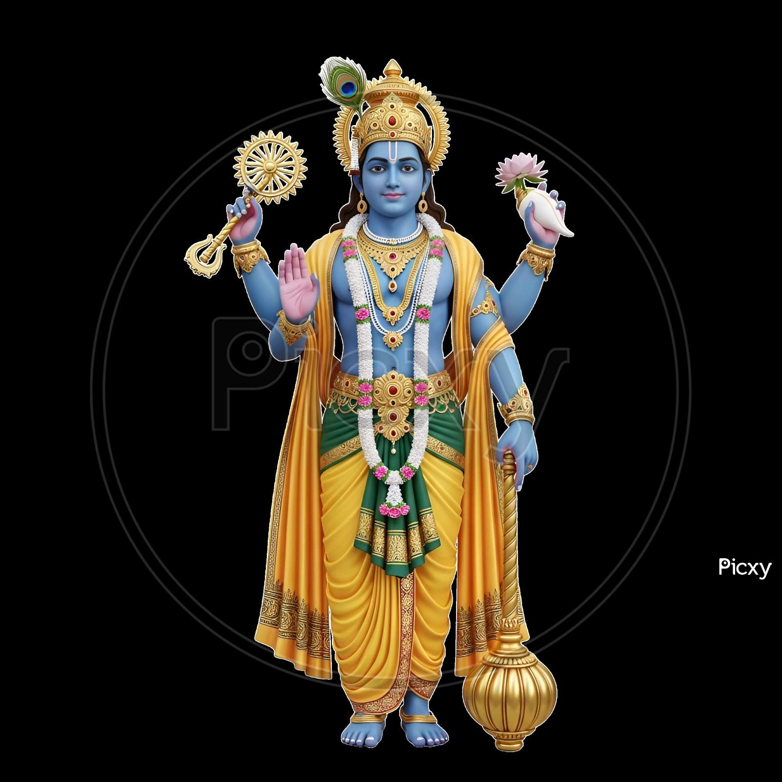 1600x1600 Image Of Lord Vishnu HO389166 Picxy