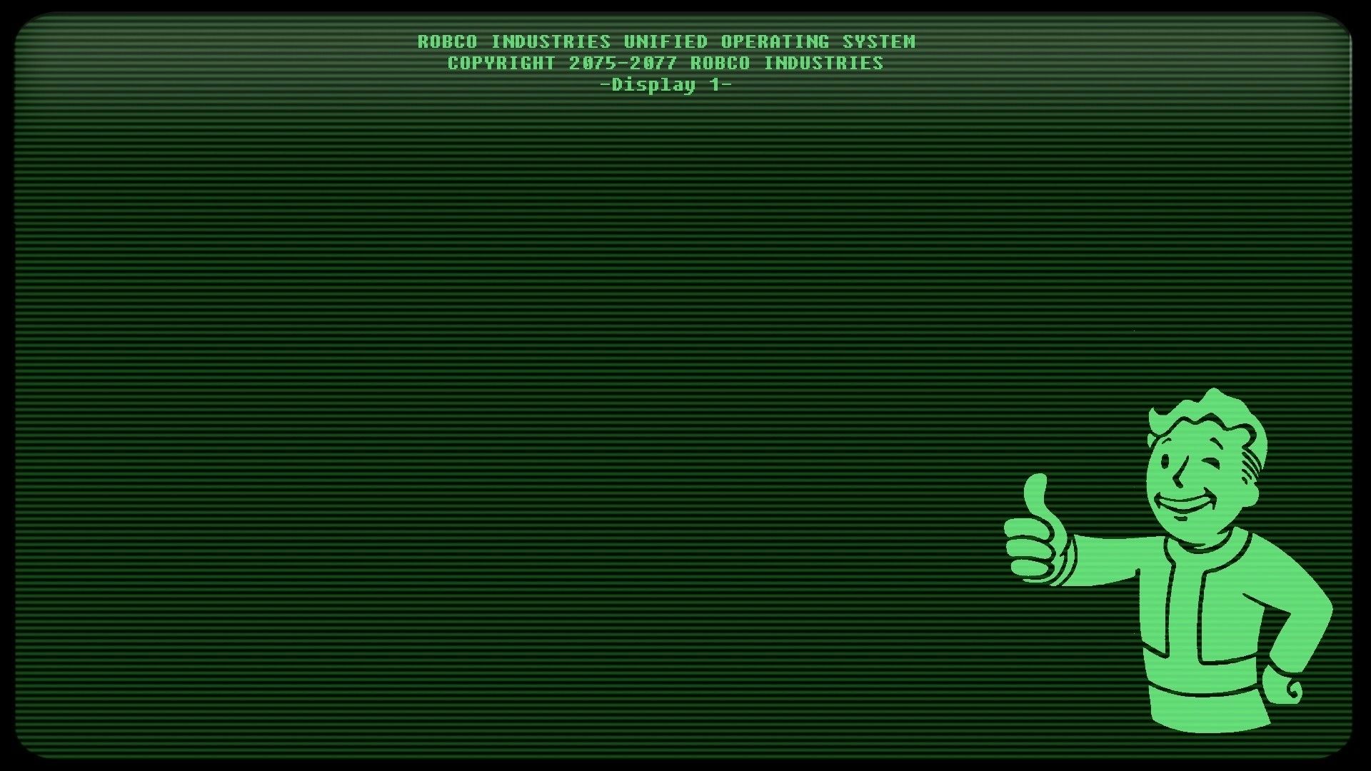 1920x1080 Fallout Terminal Wallpaper