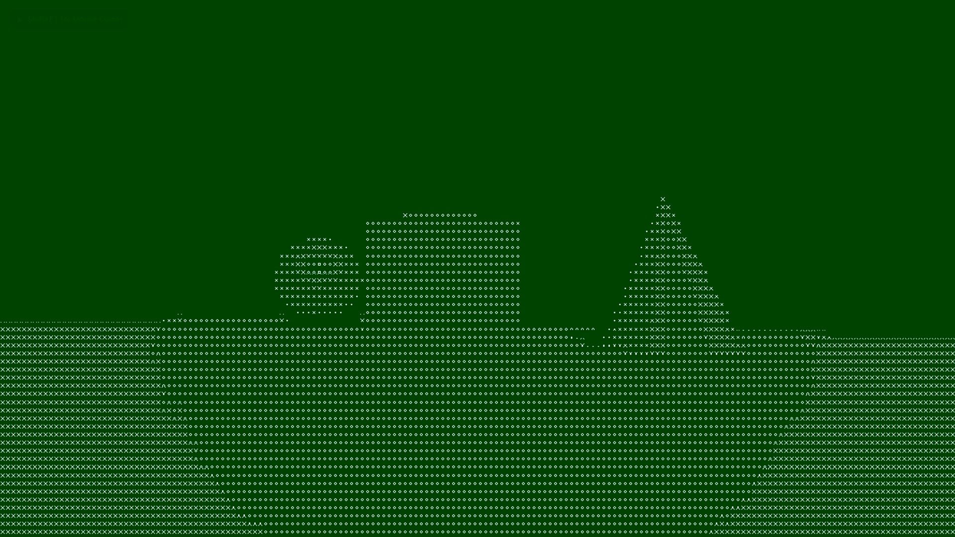 1920x1080 ASCII Post Process in Materials
