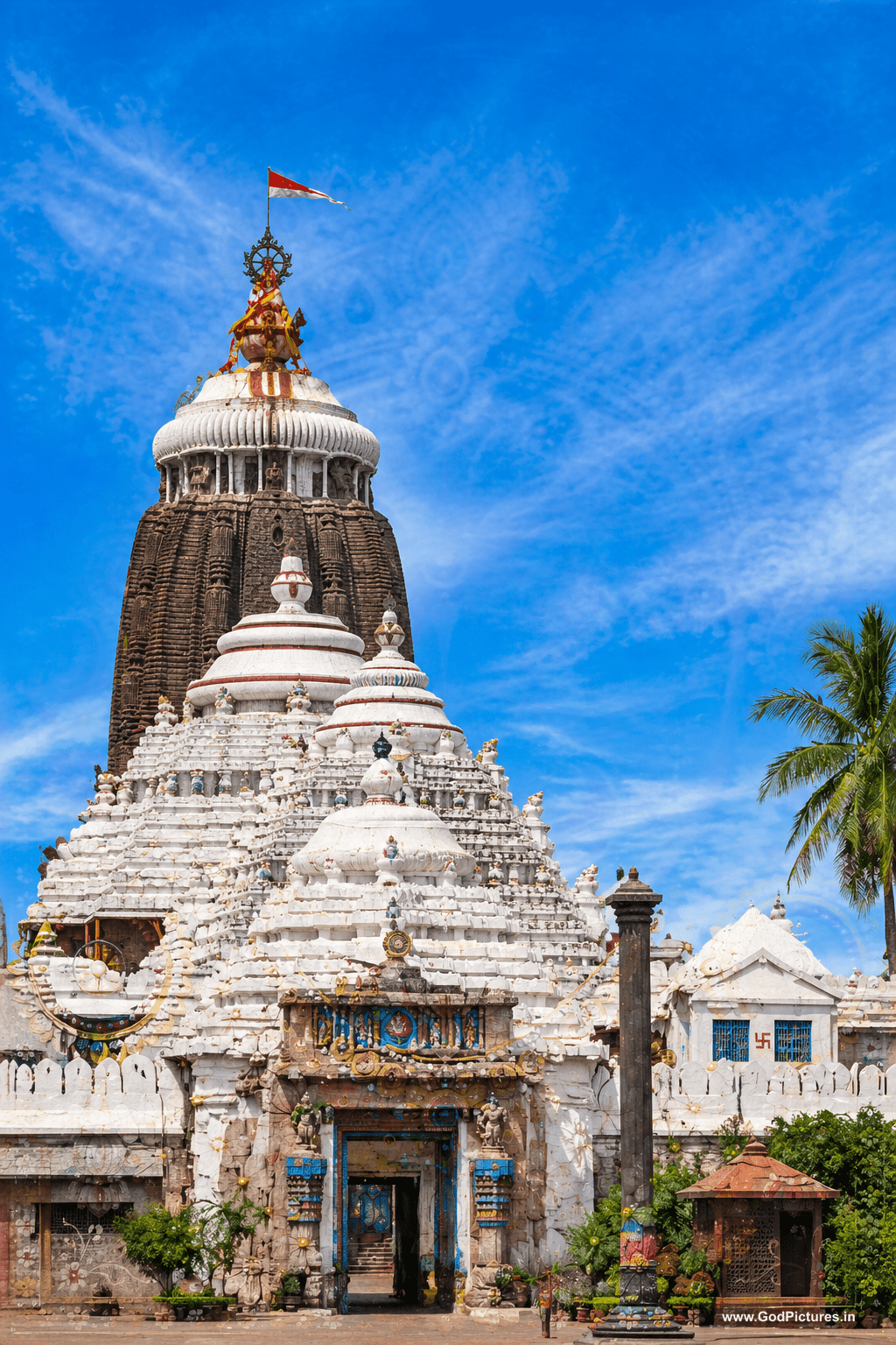 1024x1536 Puri Jagannath Temple - Kalinga Architecture Blue Sky HD Wallpaper