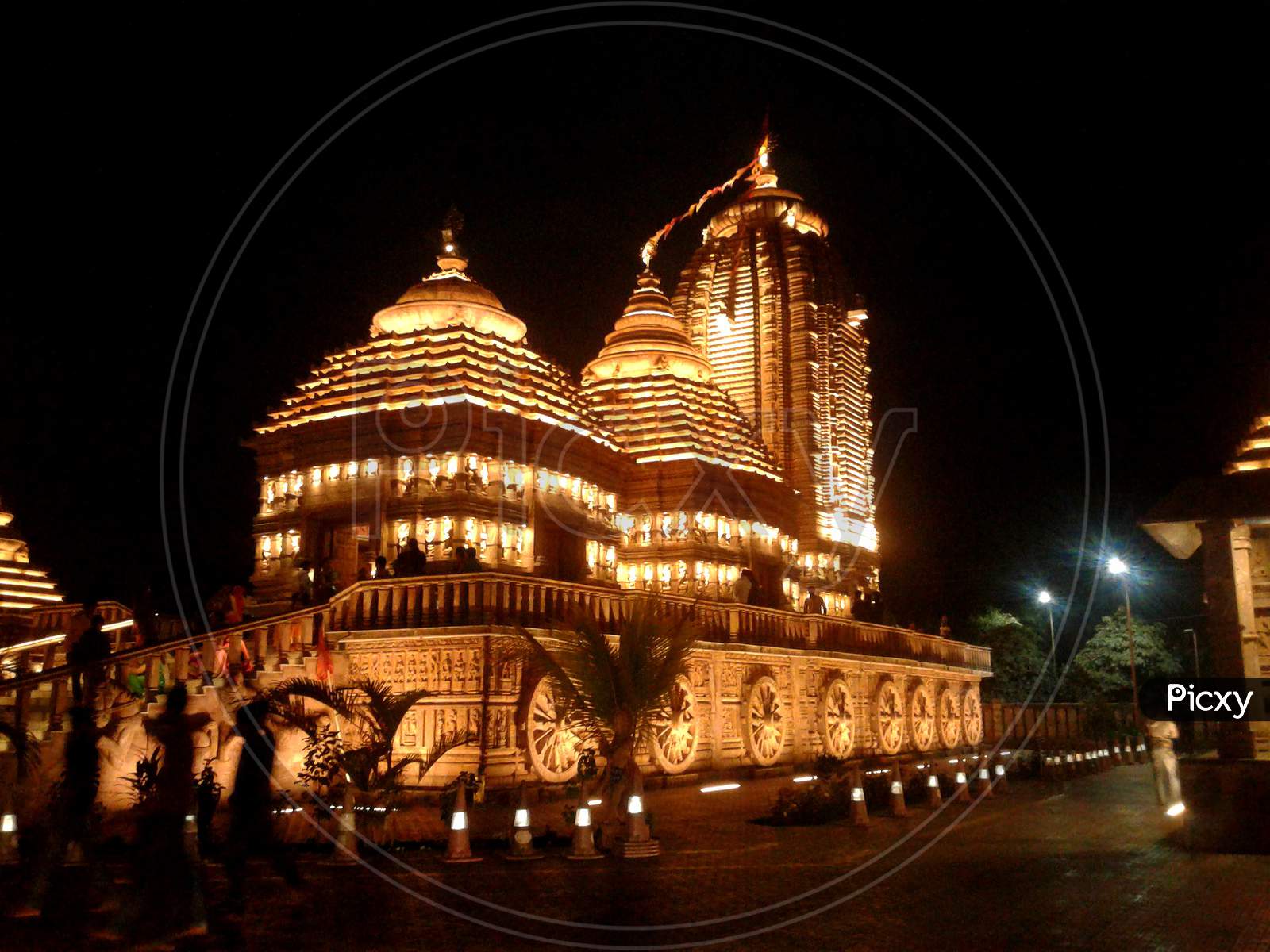 1600x1200 Image Of Light On The Jagannath Temple At Night Photo MO304195 Picxy