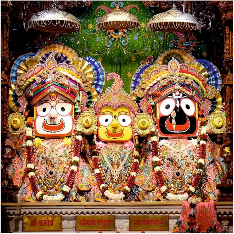 894x894 Akki Wold Lord Jagannath Mandir Wall Poster For Living Room, Office, Pooja Room (Size X 46CM) : Amazon.in: Home & Kitchen