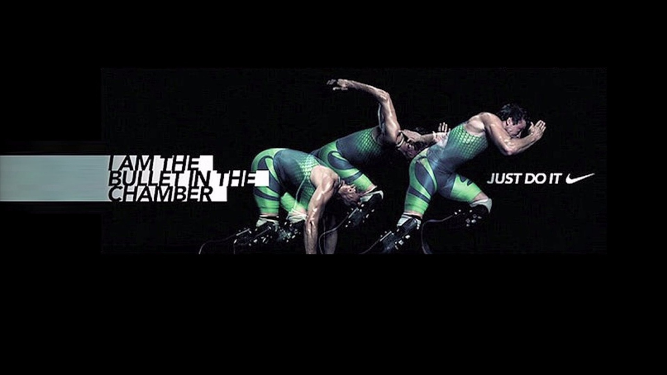 1366x768 athletes believe in Nike Desktop wallpaper 1366x768