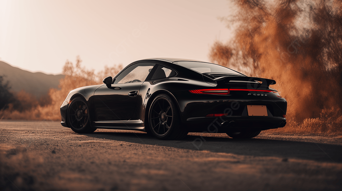 1200x673 A Black Porsche Parked On The Roadside Photo, Black, Porsche, Vehicle Background Image And Wallpaper for Free Download