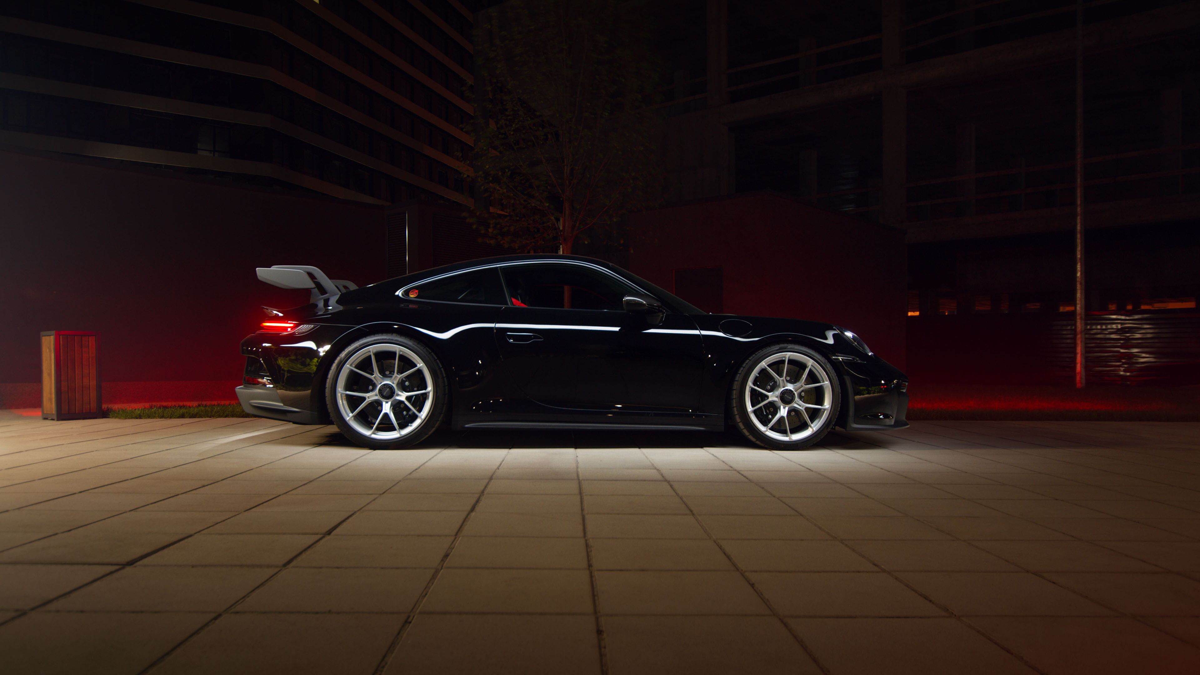 3840x2160 Black Porsche 911 Gt3 Side View Wallpaper, HD Cars Wallpaper, 4k Wallpaper , Image, Background, Photos and Picture