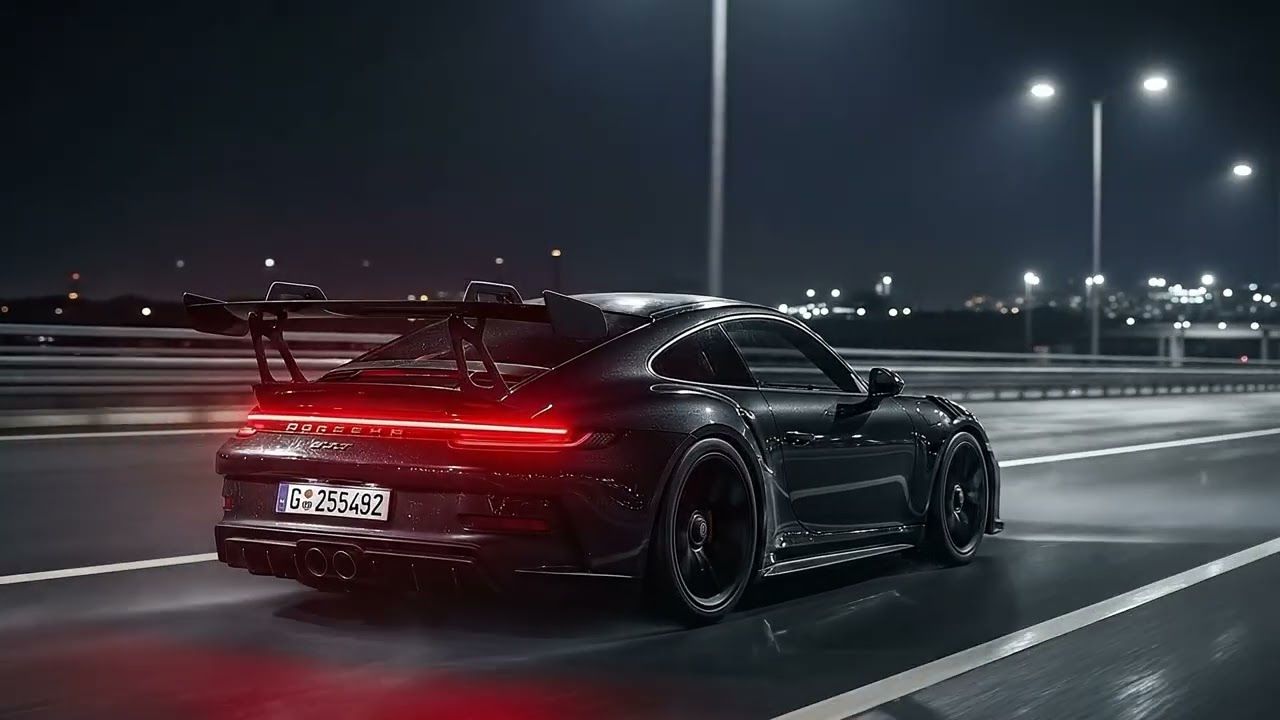 1280x720 Porsche GT3 RS Ambient Night Drive