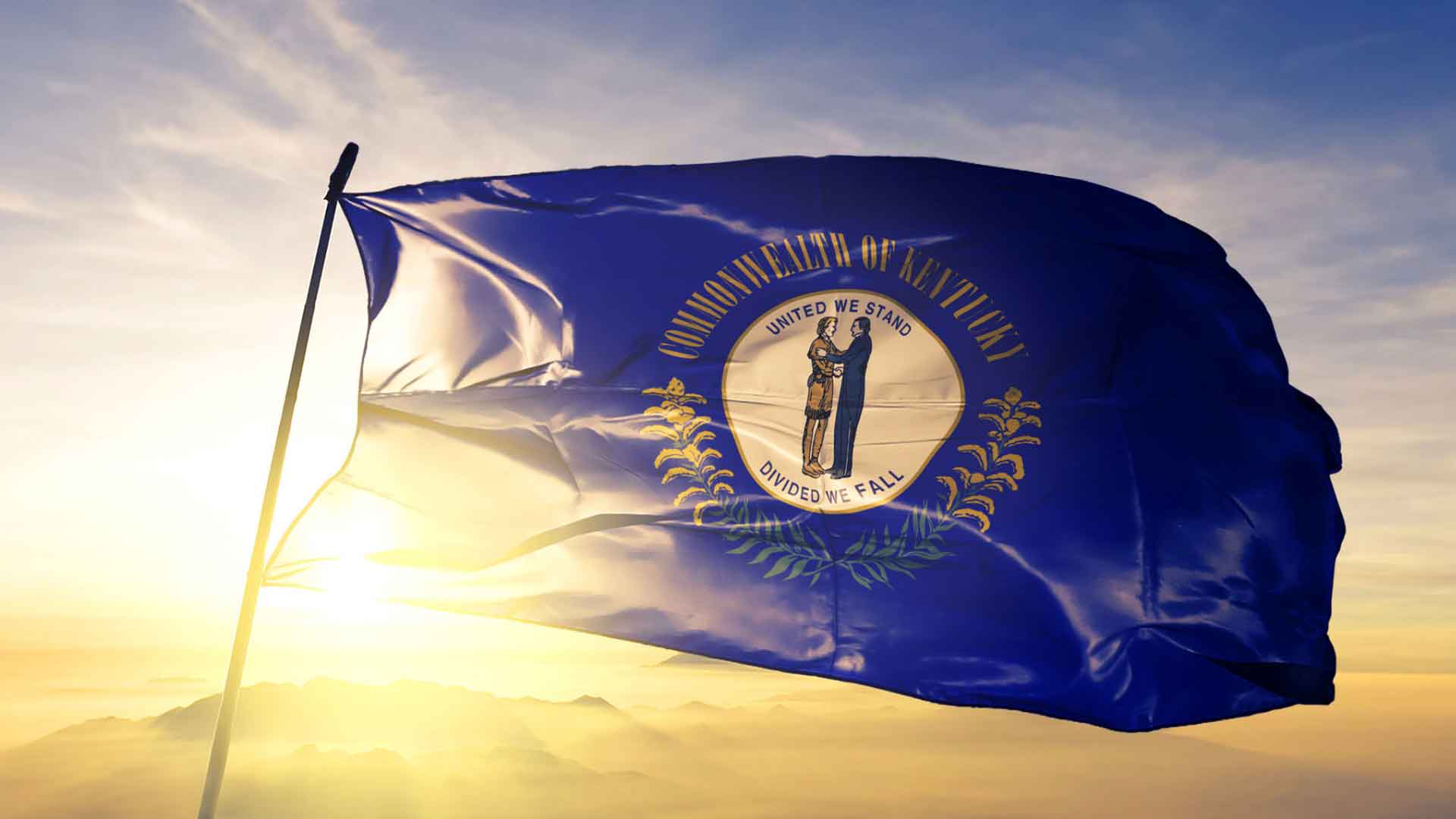 1920x1080 Kentucky State Flag: History of the Flag of KY Supply Co