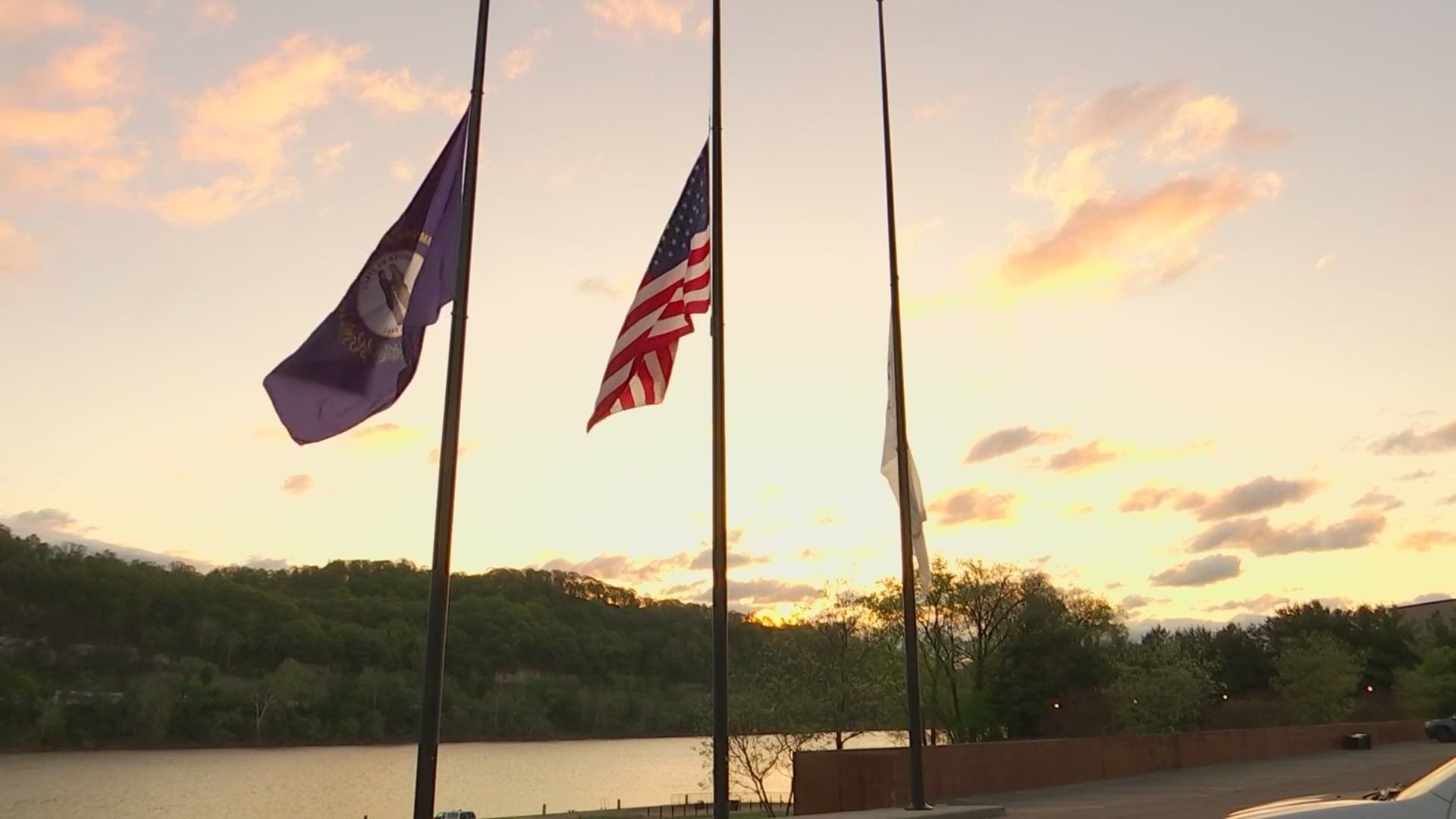 1920x1080 Flags at half staff, funeral arraignments made for KY Air Evac Lifeteam crew