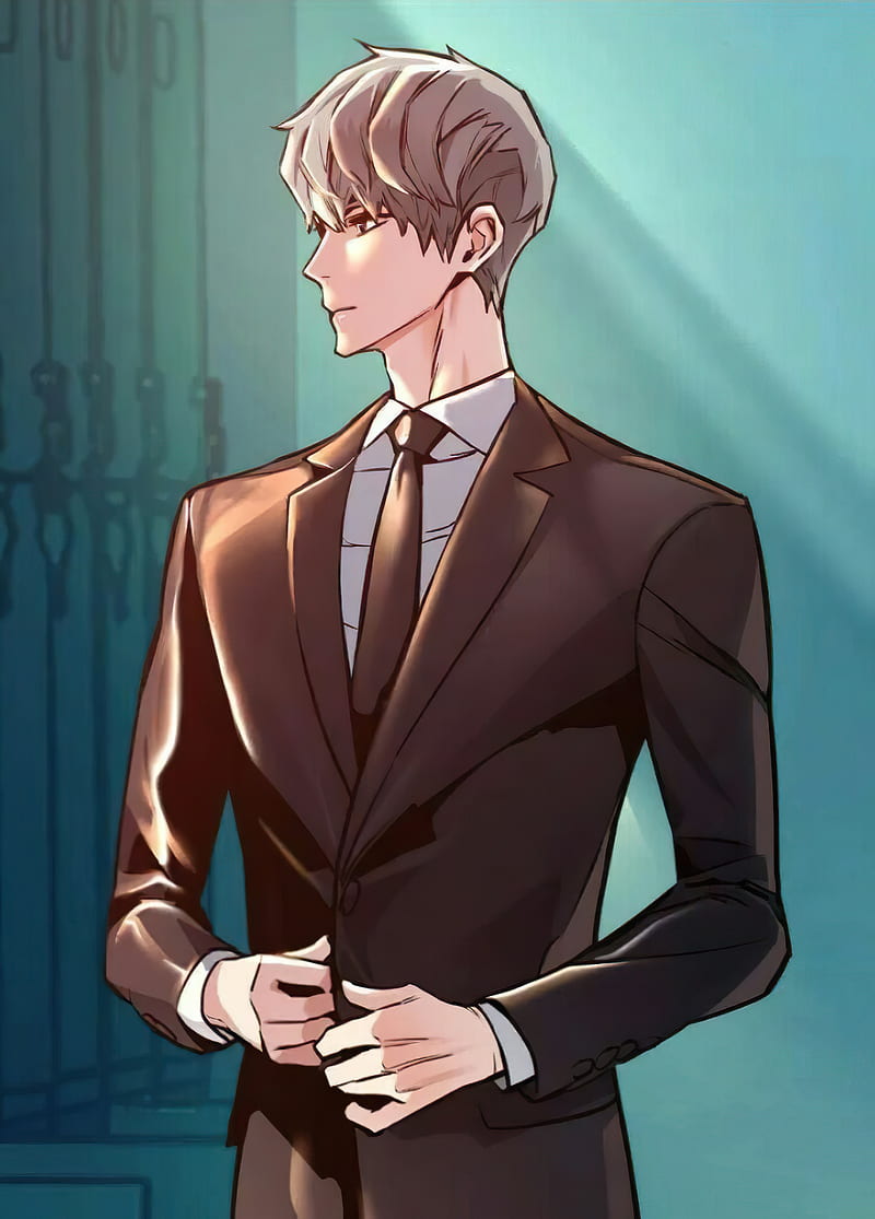 800x1115 Manhwa, suits, anime men, men, anime, tie, HD phone wallpaper