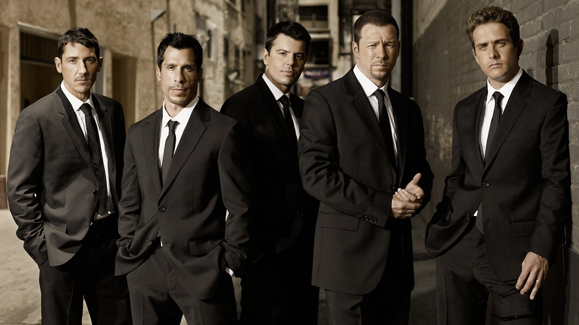1920x1080 Five men in black suits HD wallpaper