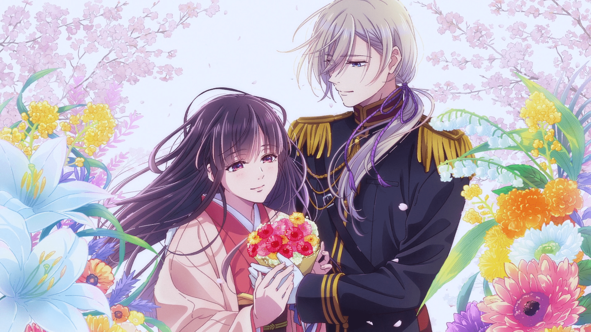 1920x1080 My Happy Marriage: Miyo & Kiyoka in Bloom