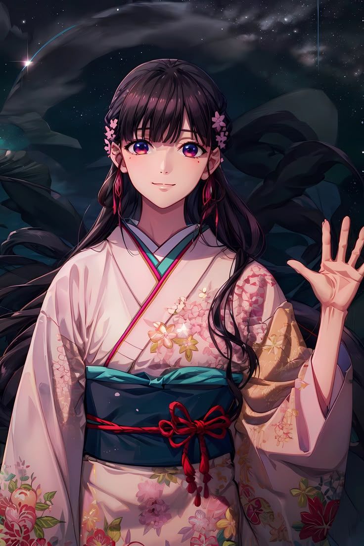 736x1104 My Happy Marriage Miyo Saimori Kimono