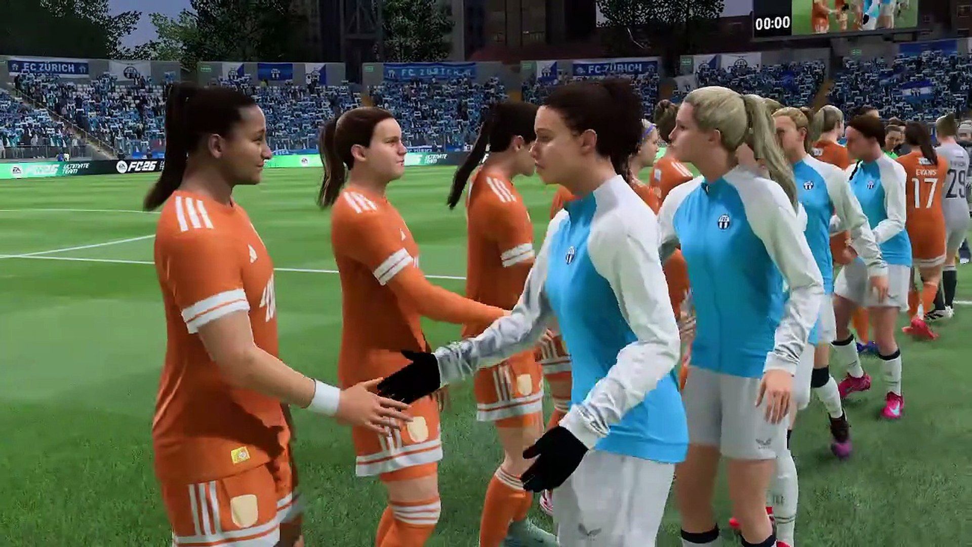 1920x1080 FC Zürich Versus Glasgow City FC (EA Sports FC 26)