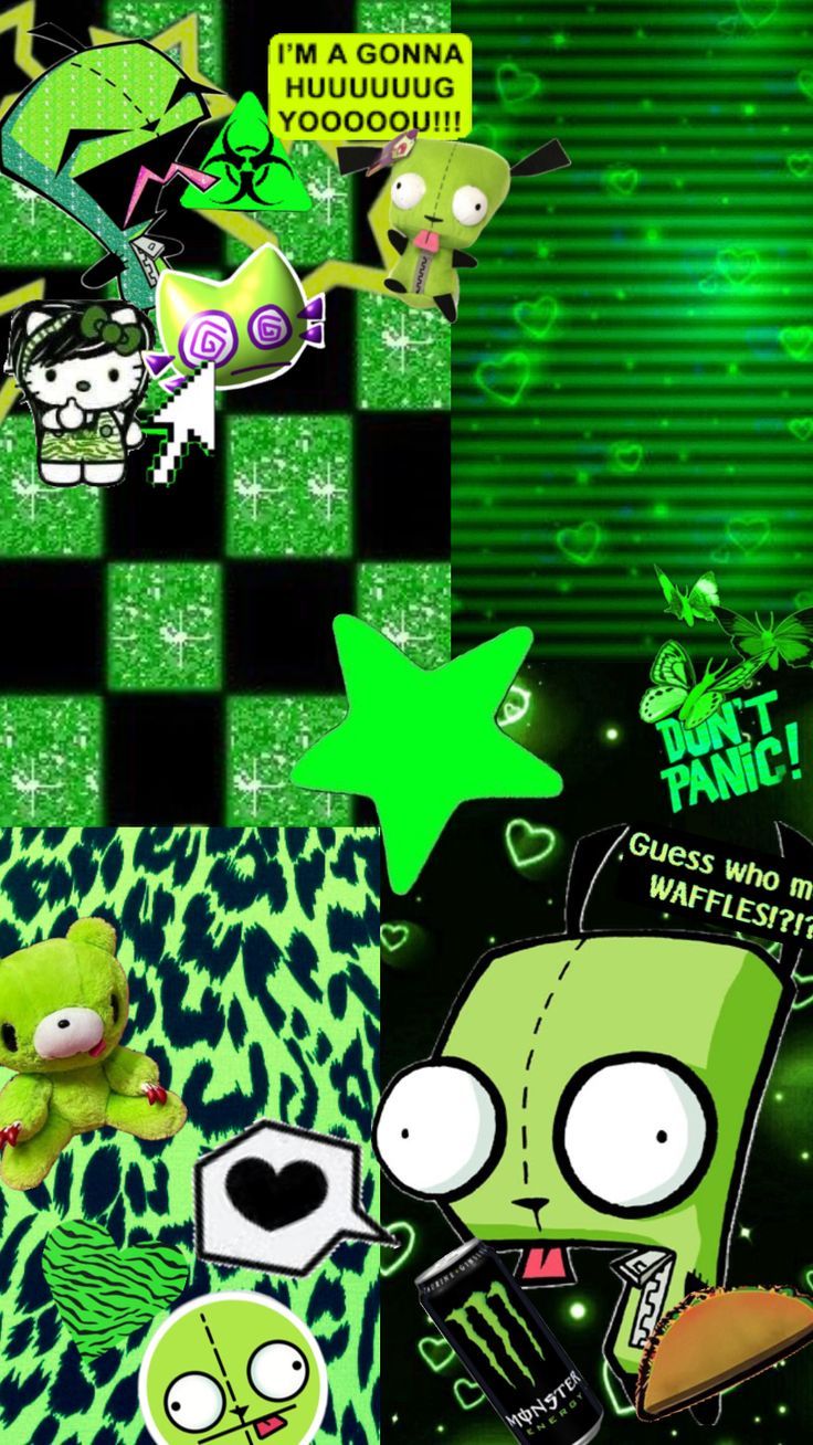 736x1308 Check out celester1234's Shuffles SILLY GOOBER!! #invaderzim #gir #aesthetic #wallpaper #scenecore #fyp #scenecorewallpaper #invaderzimwallpaper