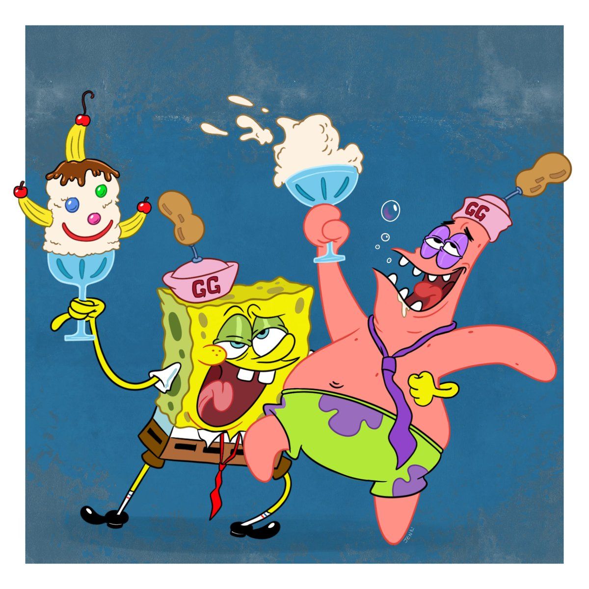 1200x1200 spongetober2021 Day 3: “I'm a goofy goober yeah!” #SpongeBob @SBRehydrated
